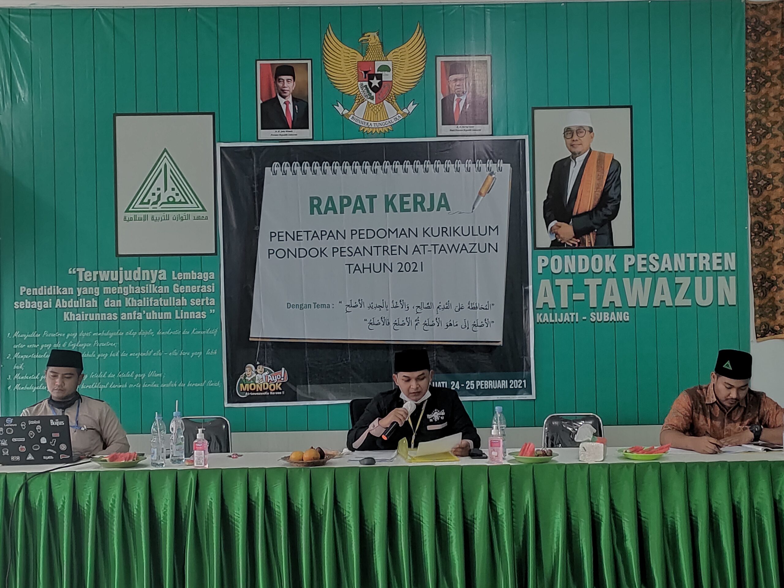 Sidang Pleno I : Pengesahan Tata Tertib Rapat » Pondok Pesantren At-Tawazun