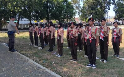 Santri MTs At-Tawazun Ikuti Seleksi Pramuka Garuda Tingkat Kabupaten Subang