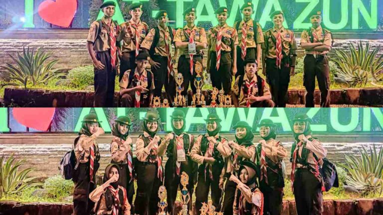 Pertahankan Tradisi Juara, At-Tawazun Raih Juara Umum Pramuka Putra dan Putri